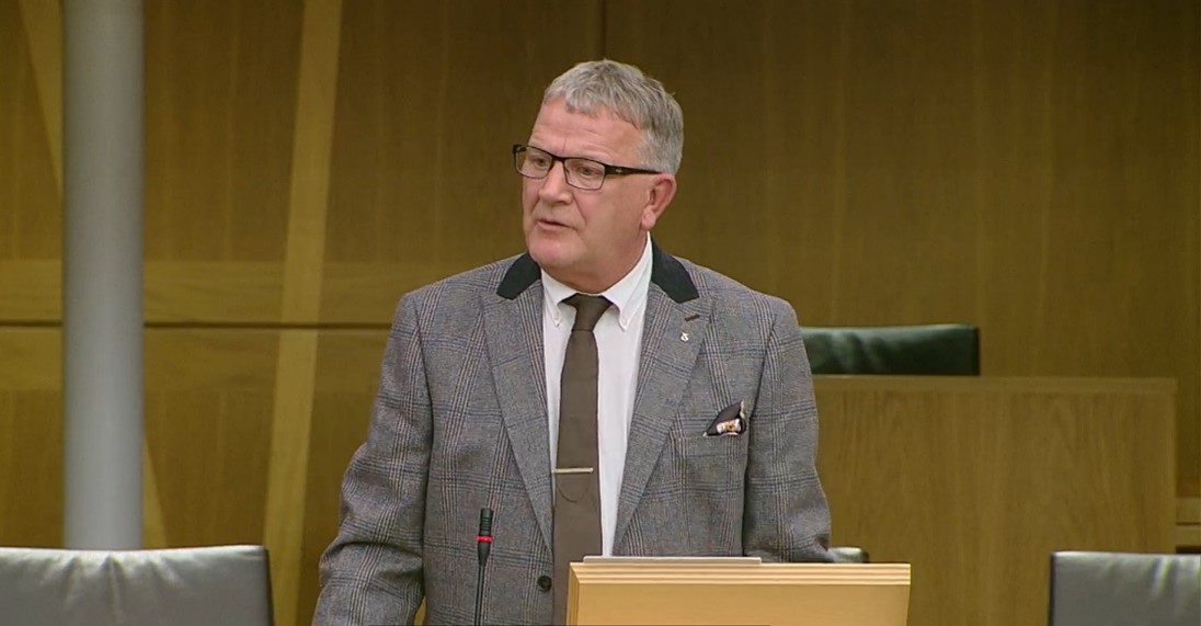An image of the Deputy Convener, David Torrance MSP, speaking in the Debating Chamber.